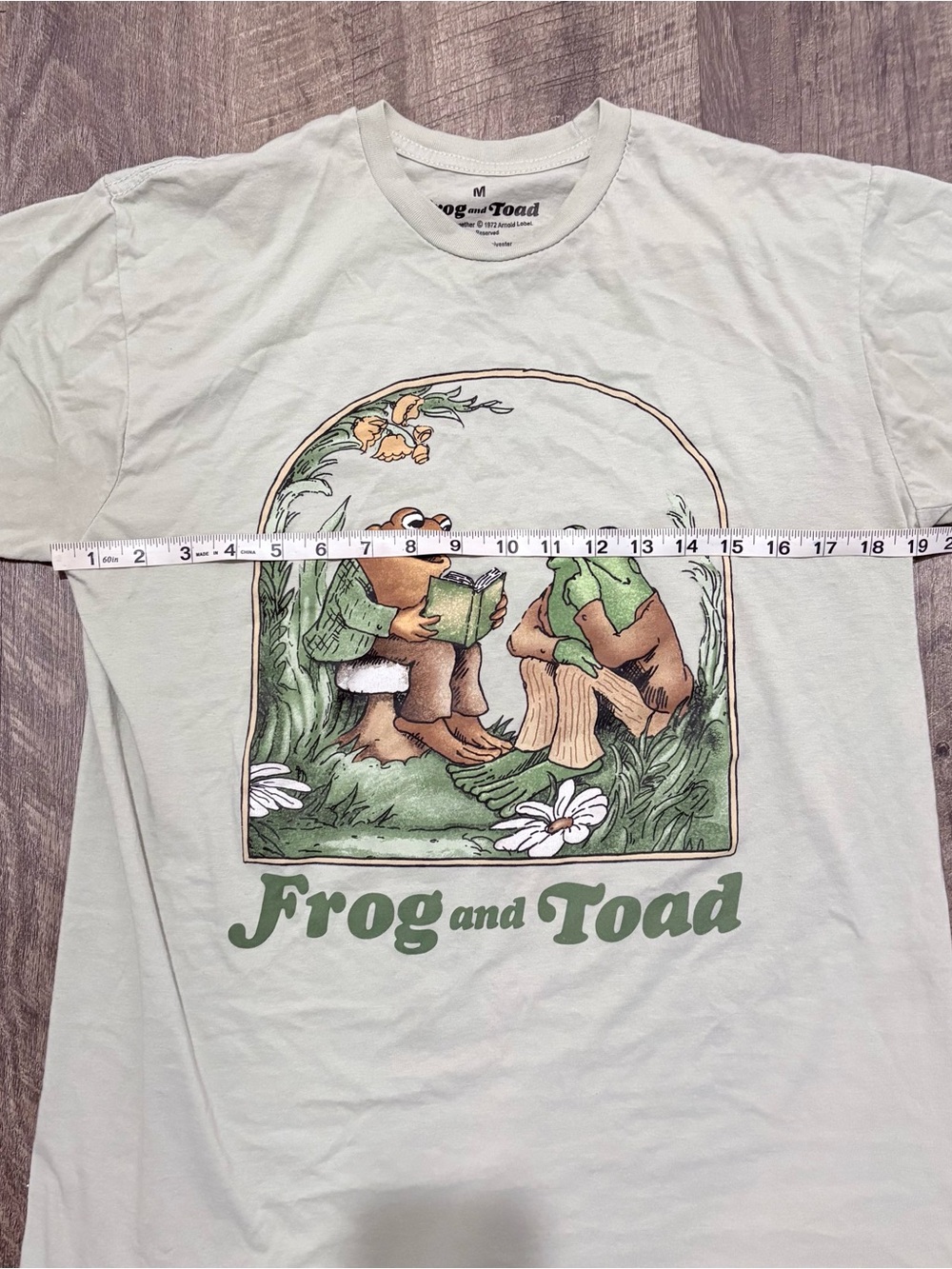 Frog and Toad Graphic Tee - Light Sage Green - Picture 3 of 4